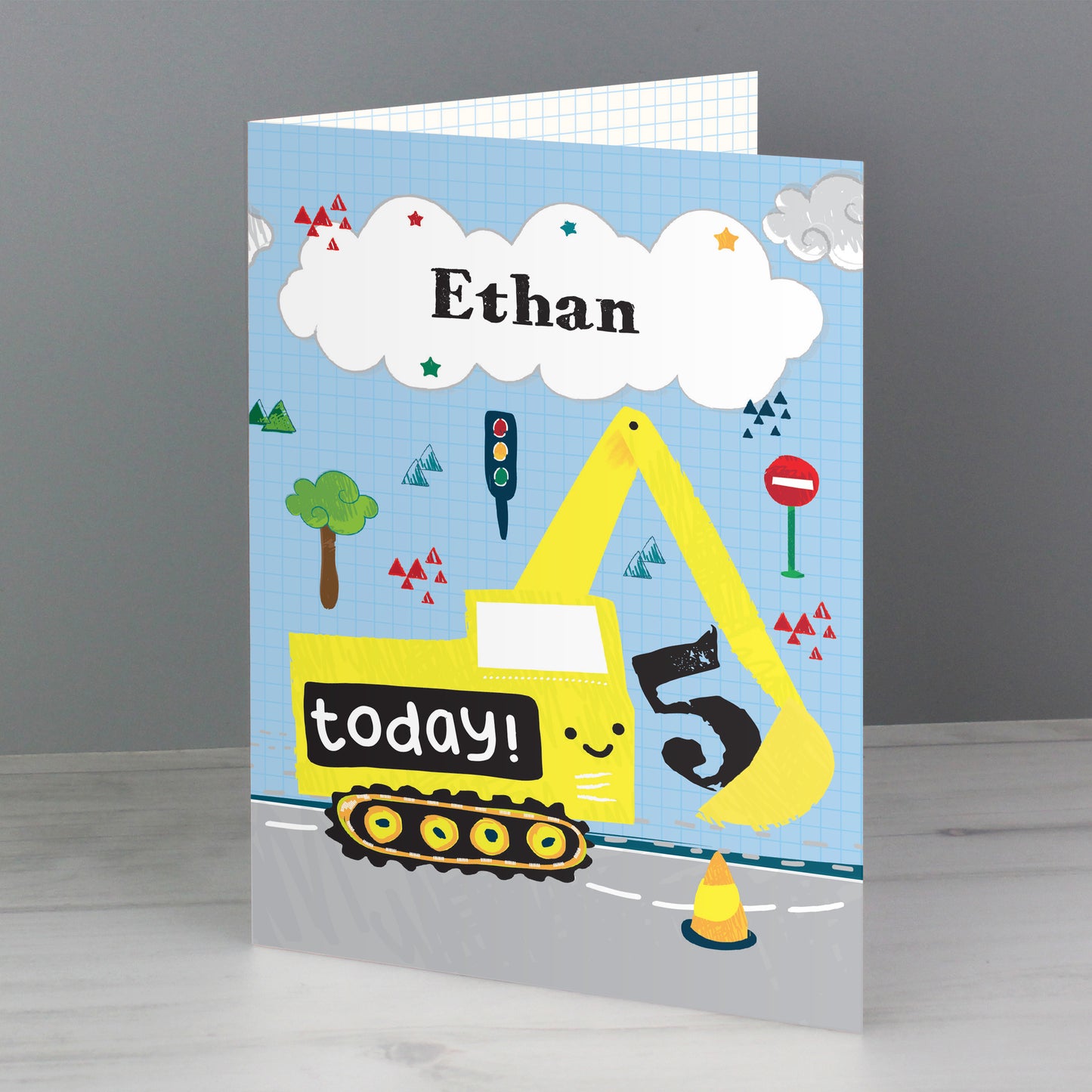 Personalised Digger Birthday Card - image 8