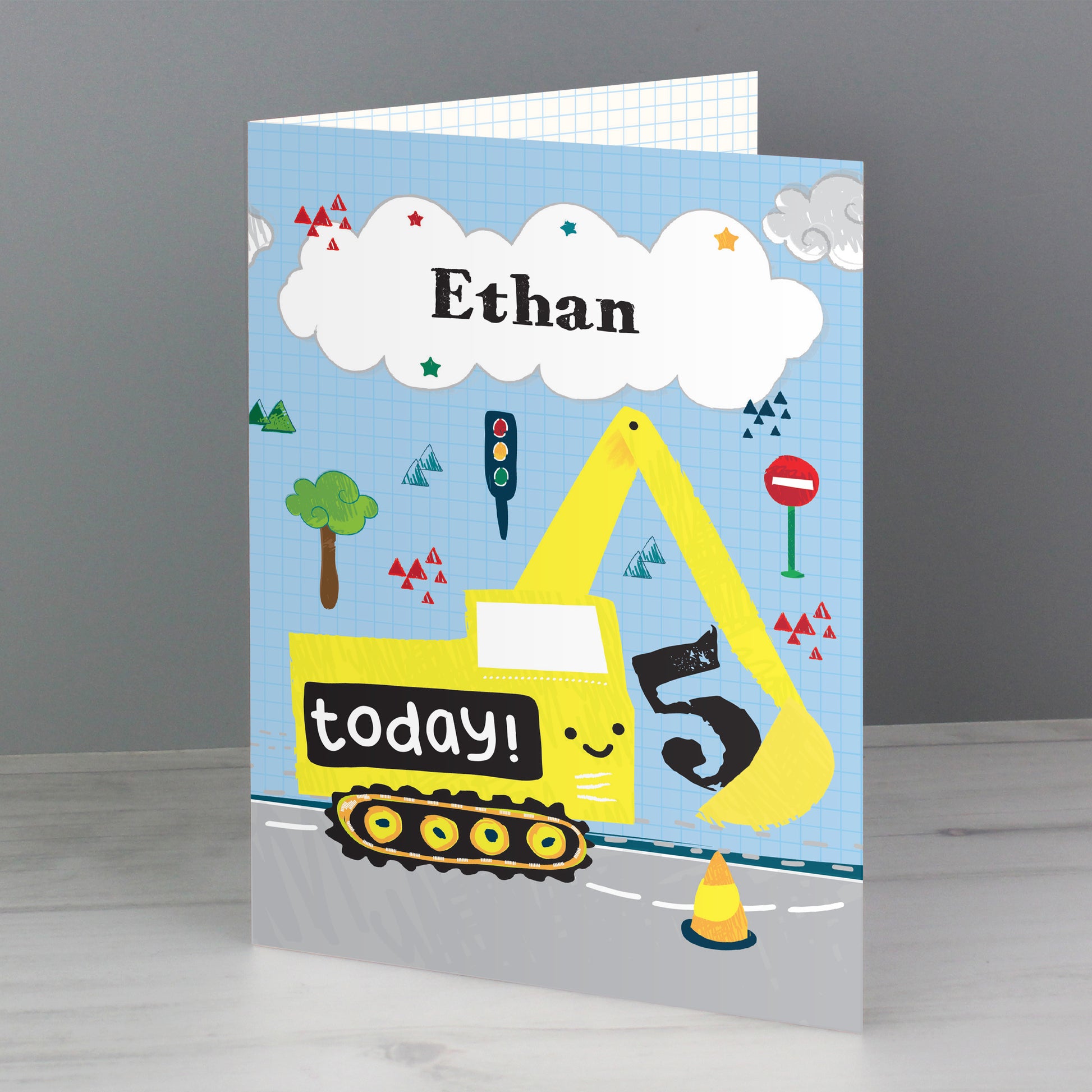 Personalised Digger Birthday Card - image 8