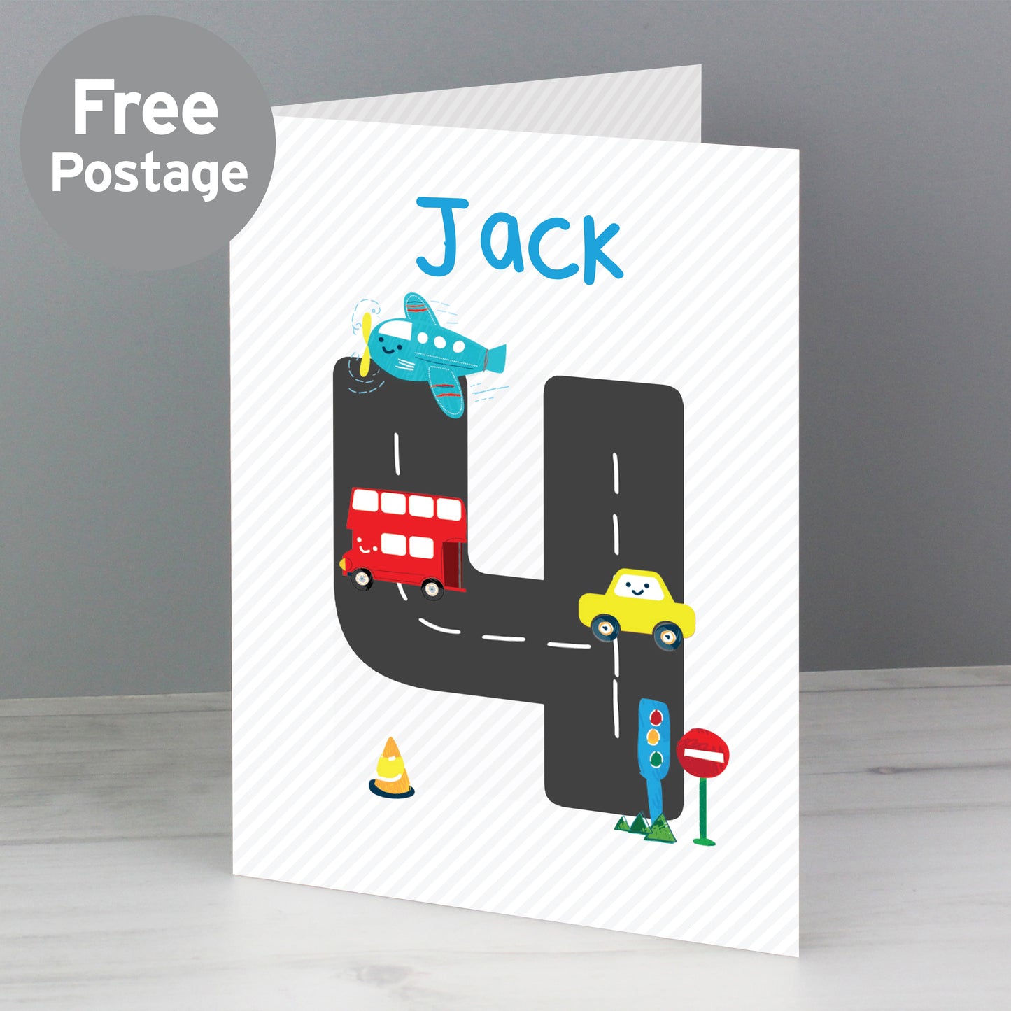 Personalised Vehicles Birthday Card from Heartfelt Gifts