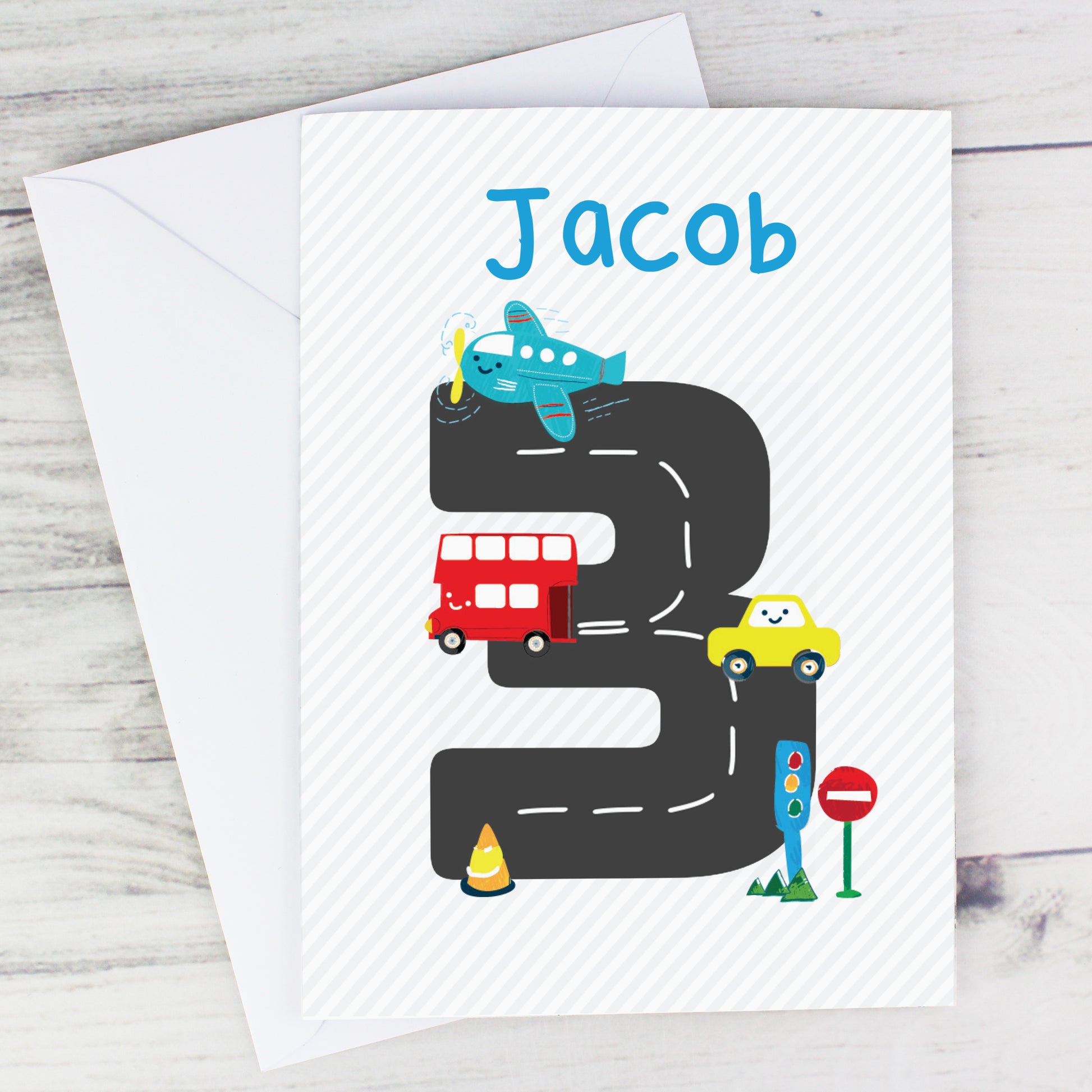 Personalised Vehicles Birthday Card - image 3