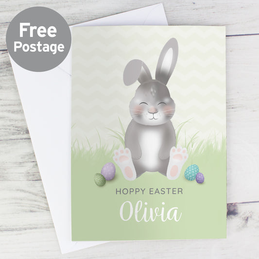 Personalised Easter Bunny Card from Heartfelt Gifts