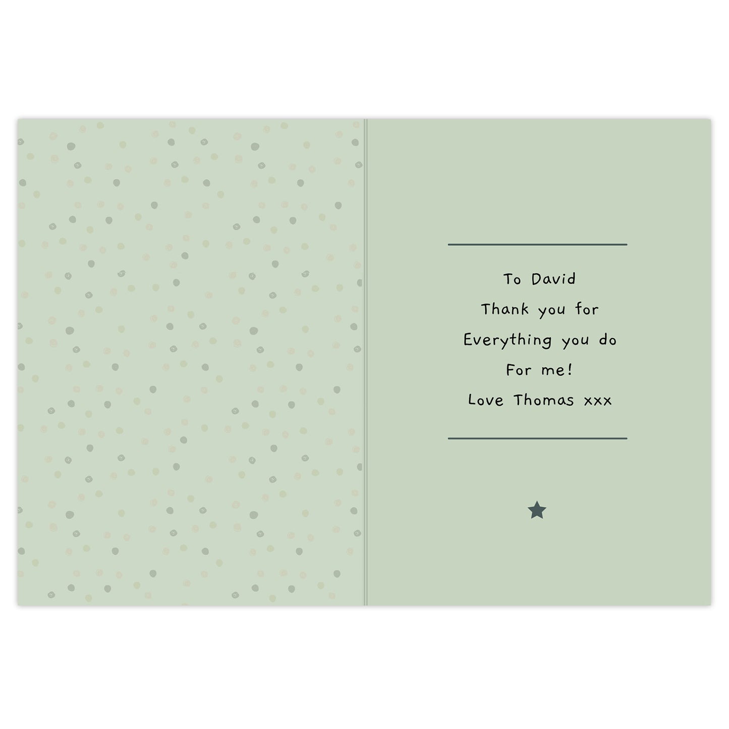 Personalised 'You're Like a Dad to Me' Card - image 3