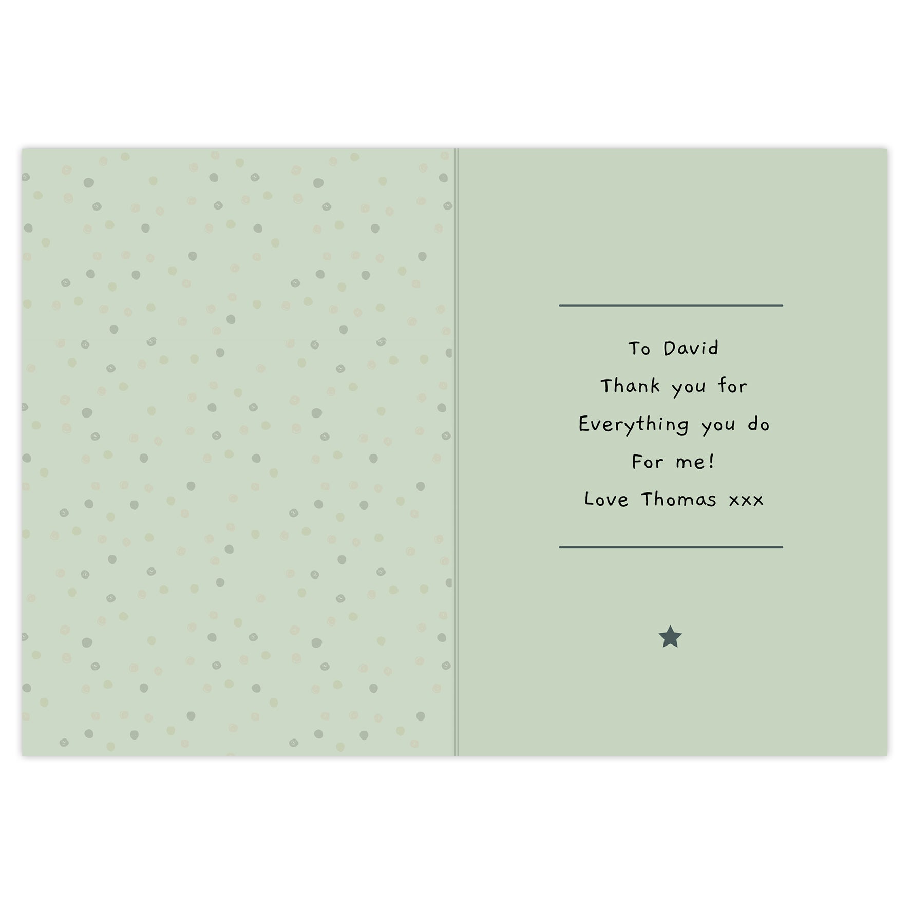 Personalised 'You're Like a Dad to Me' Card - image 3