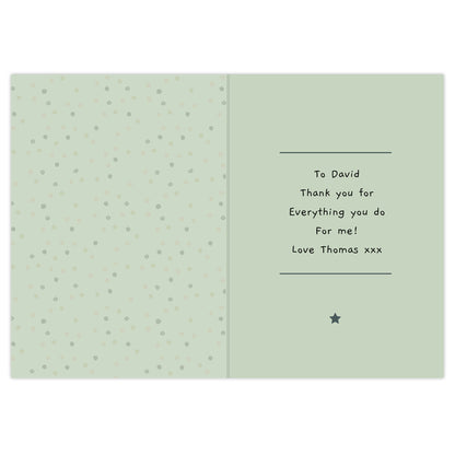 Personalised 'You're Like a Dad to Me' Card - image 3