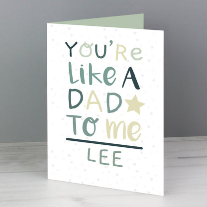 Personalised 'You're Like a Dad to Me' Card - image 5