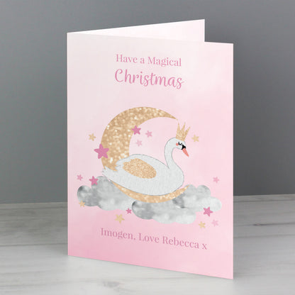 Personalised Swan Lake Card - image 3