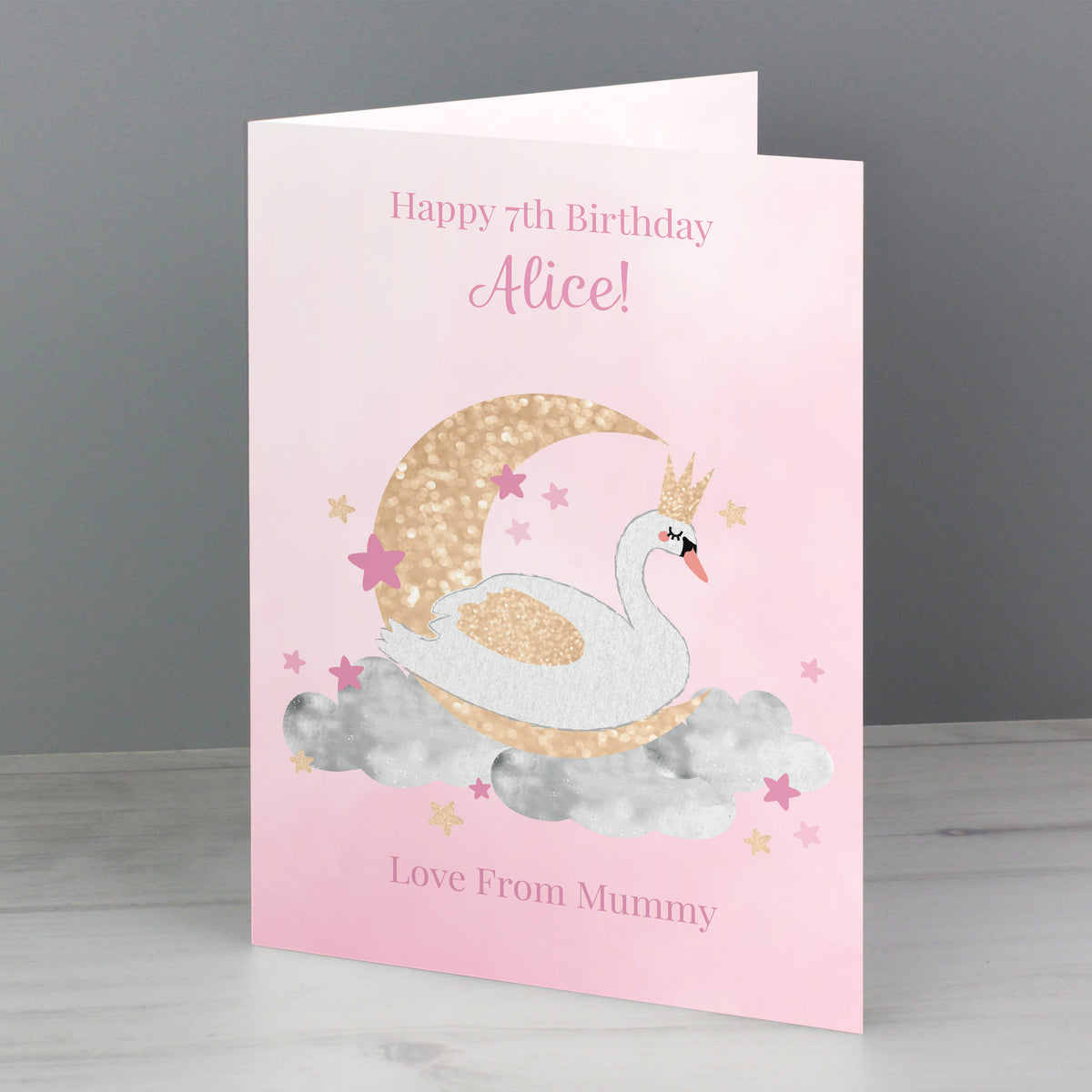 Personalised Swan Lake Card - image 4
