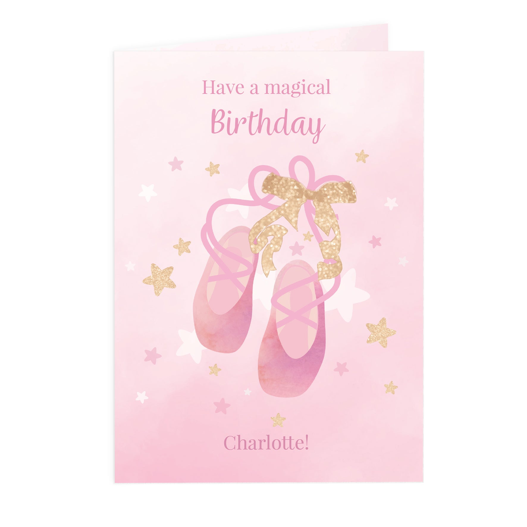Personalised Swan Lake Ballet Card - image 2