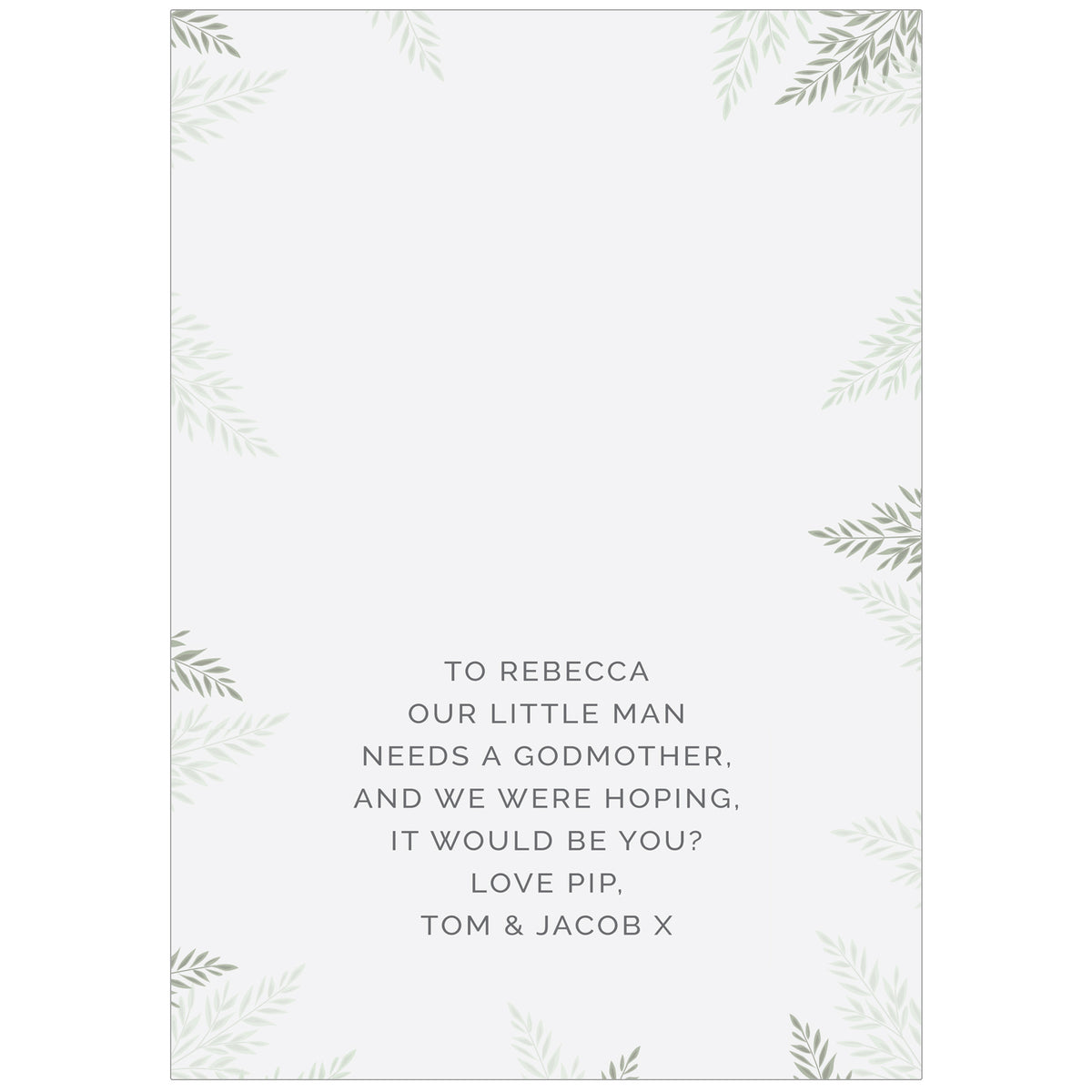 Personalised Godparent Card - image 3