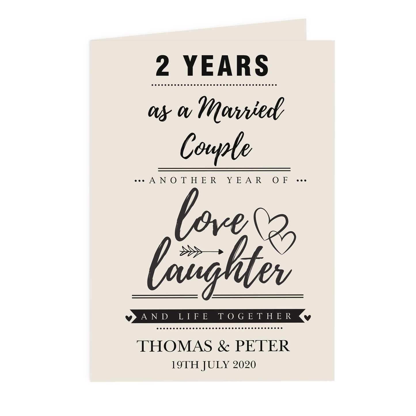 Personalised Anniversary Card - image 2