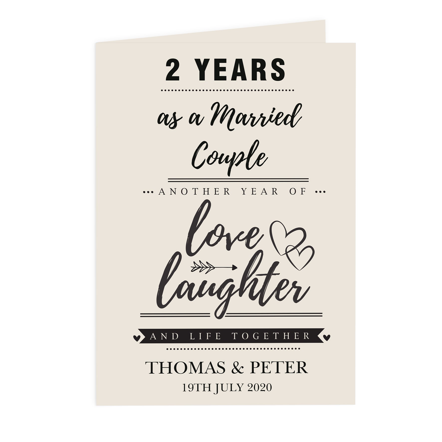Personalised Anniversary Card - image 2