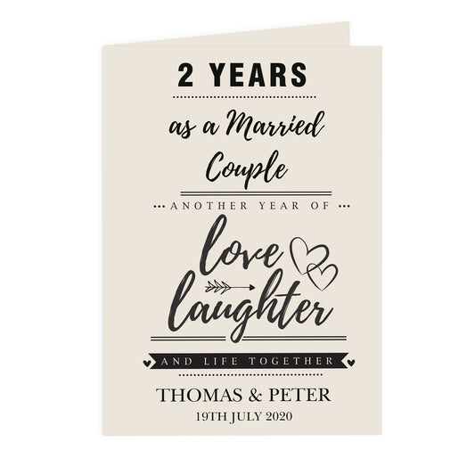 Personalised Anniversary Card - image 2