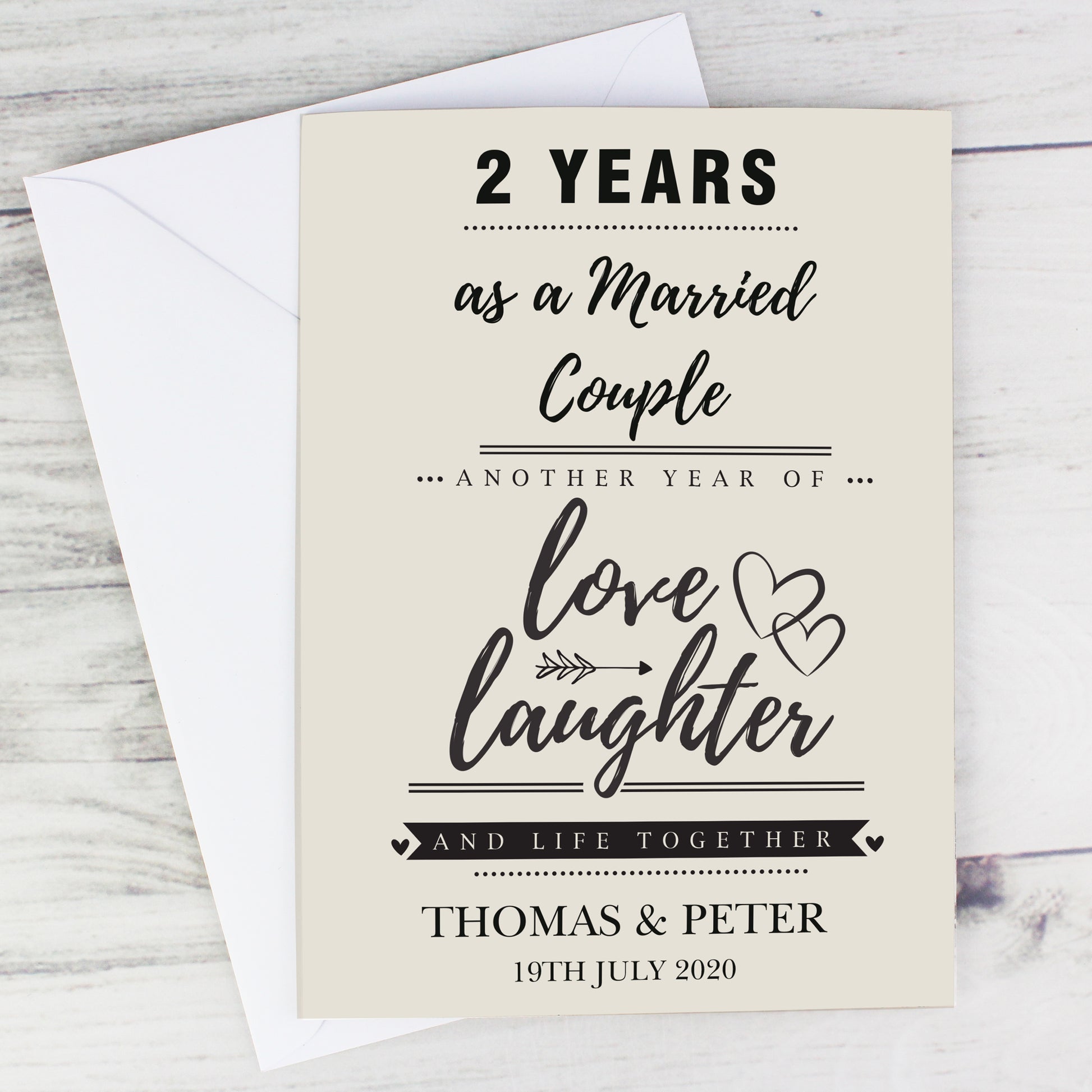 Personalised Anniversary Card - image 3