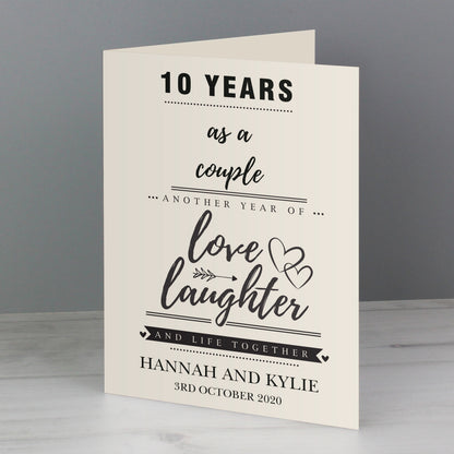 Personalised Anniversary Card - image 4
