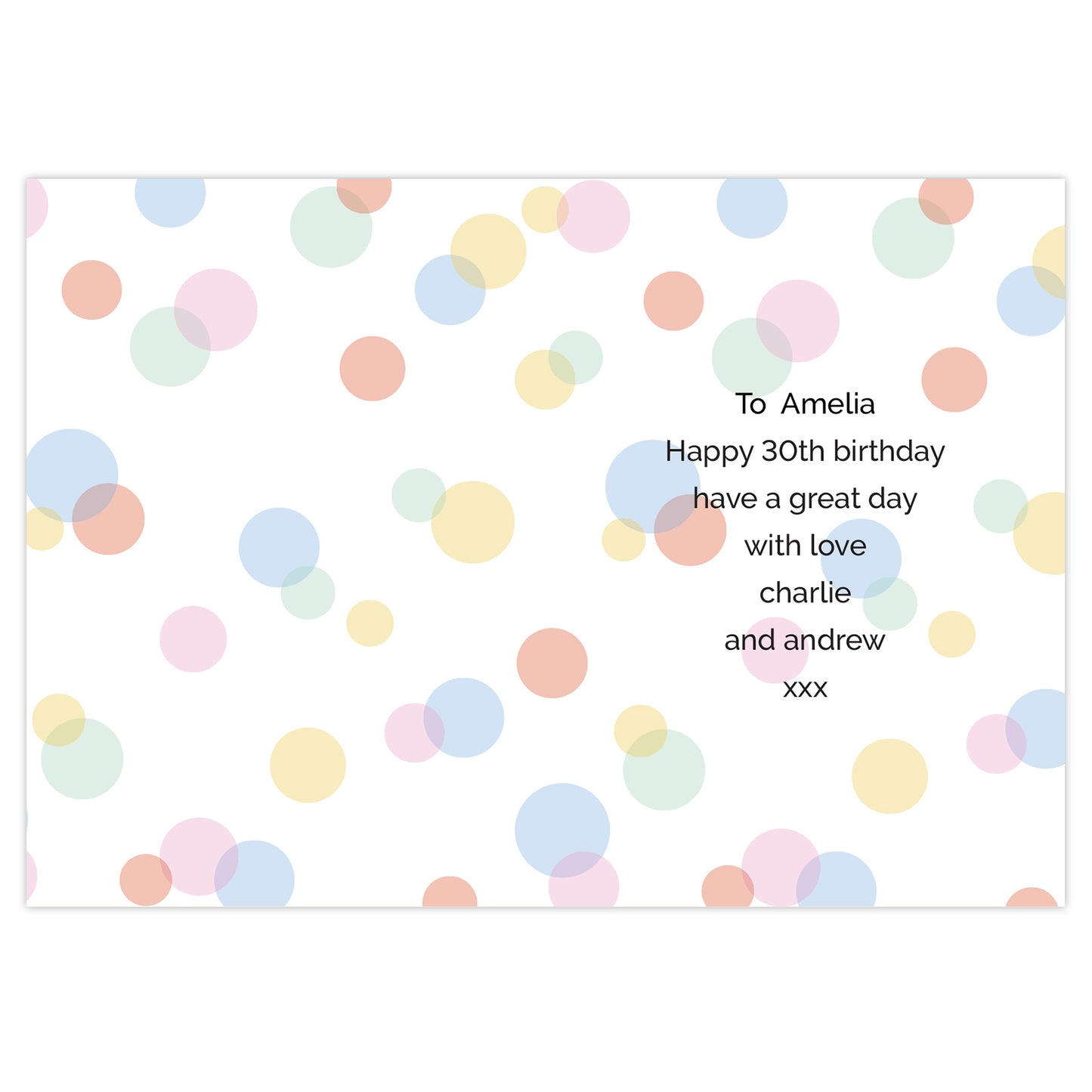 Personalised Colour Confetti Birthday Card - image 4