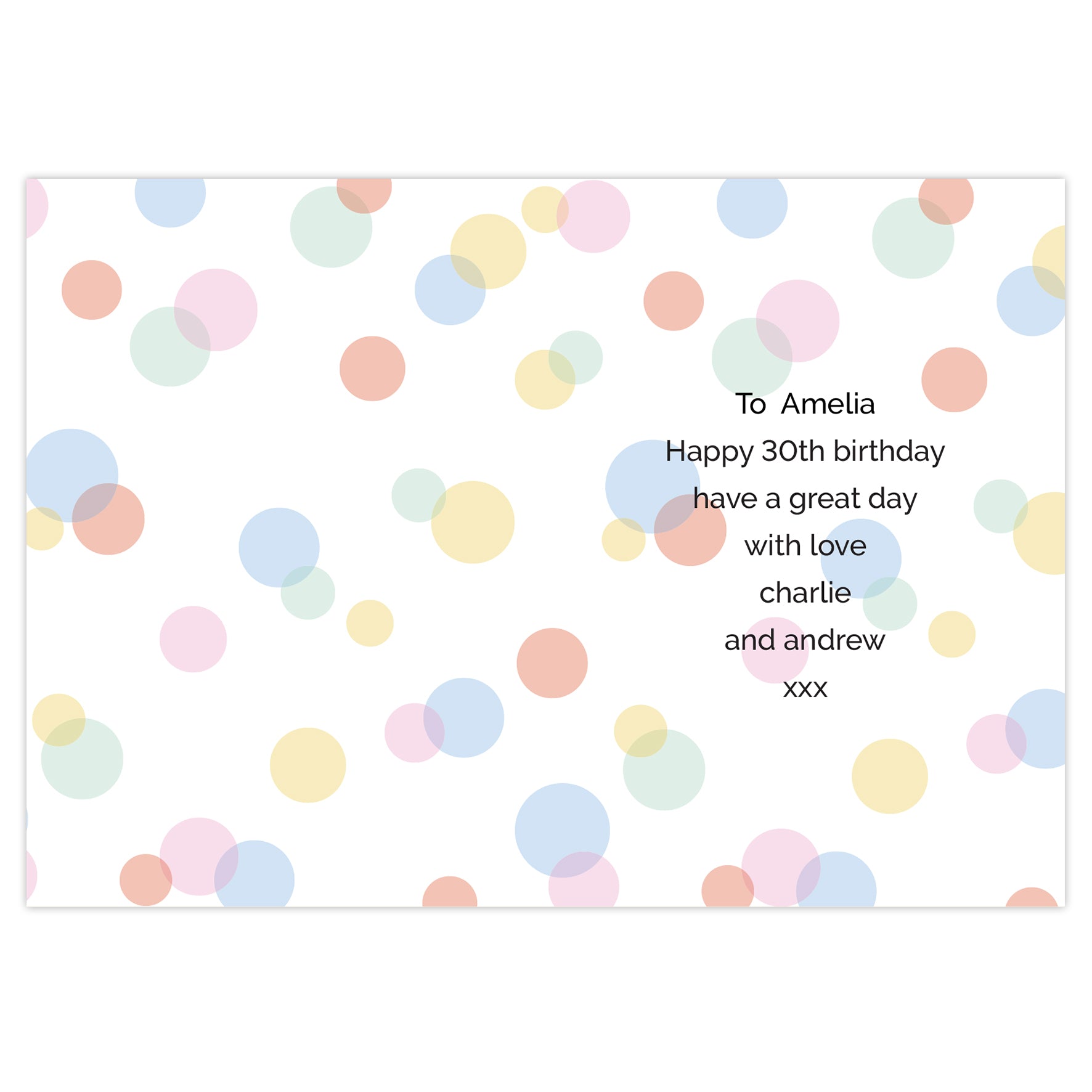 Personalised Colour Confetti Birthday Card - image 4