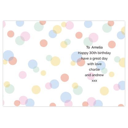 Personalised Colour Confetti Birthday Card - image 4