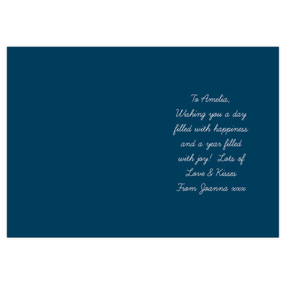 Personalised Floral Age Birthday Card - image 5