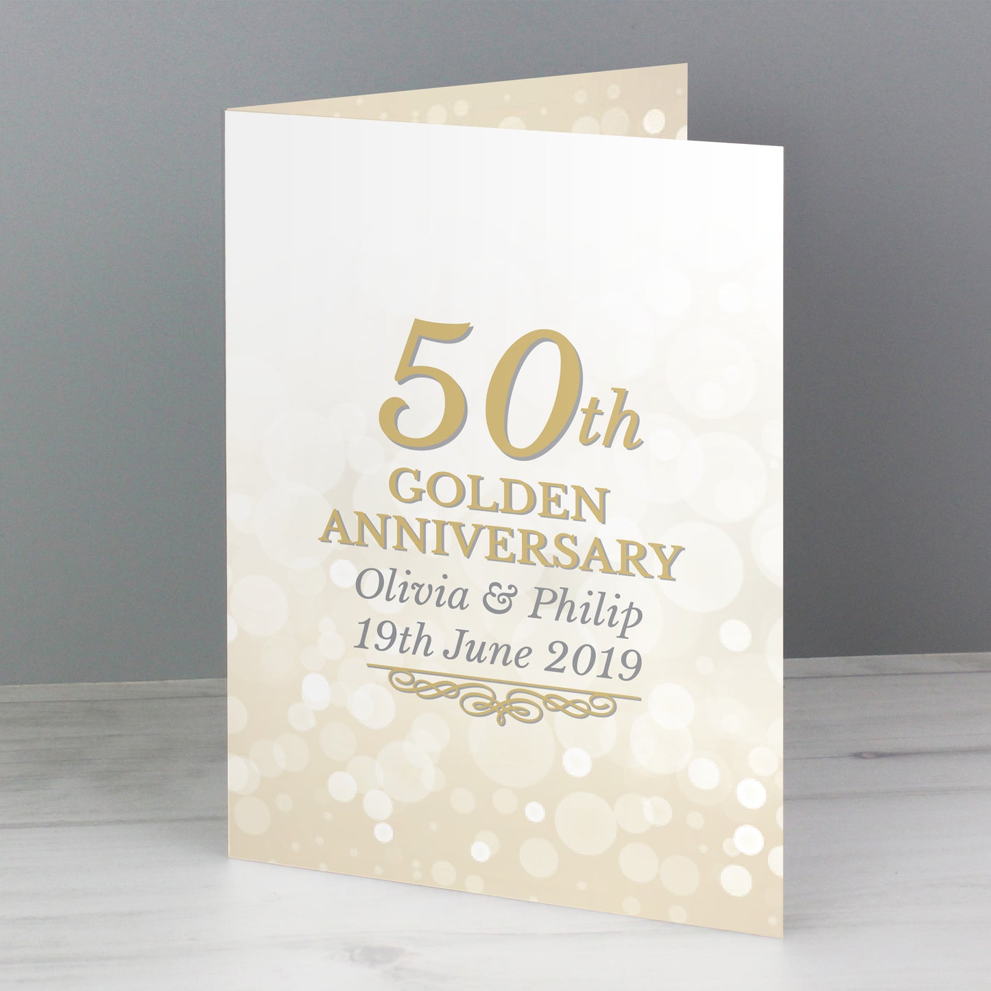 Personalised 50th Golden Anniversary Card - image 5