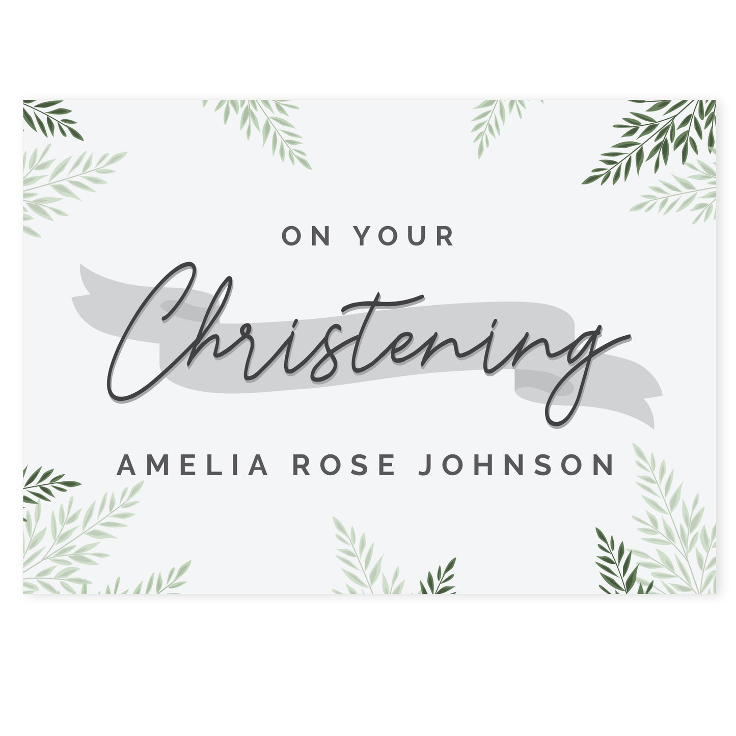 Personalised Christening Card - image 2