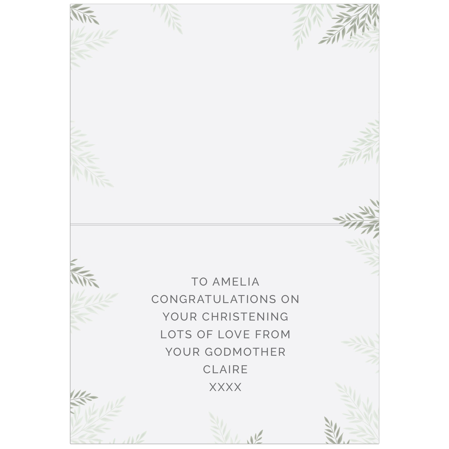 Personalised Christening Card - image 3