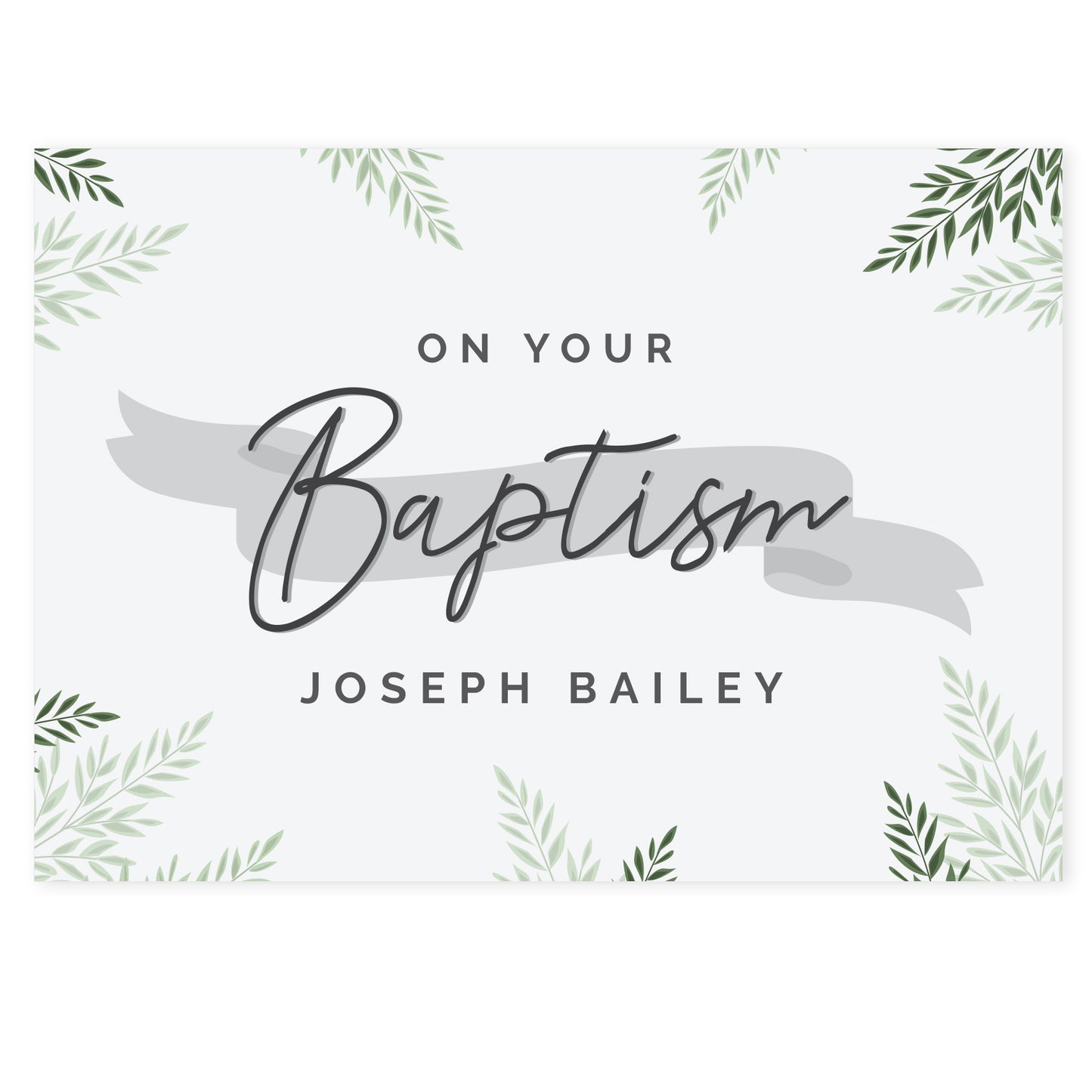Personalised Baptism Card - image 2