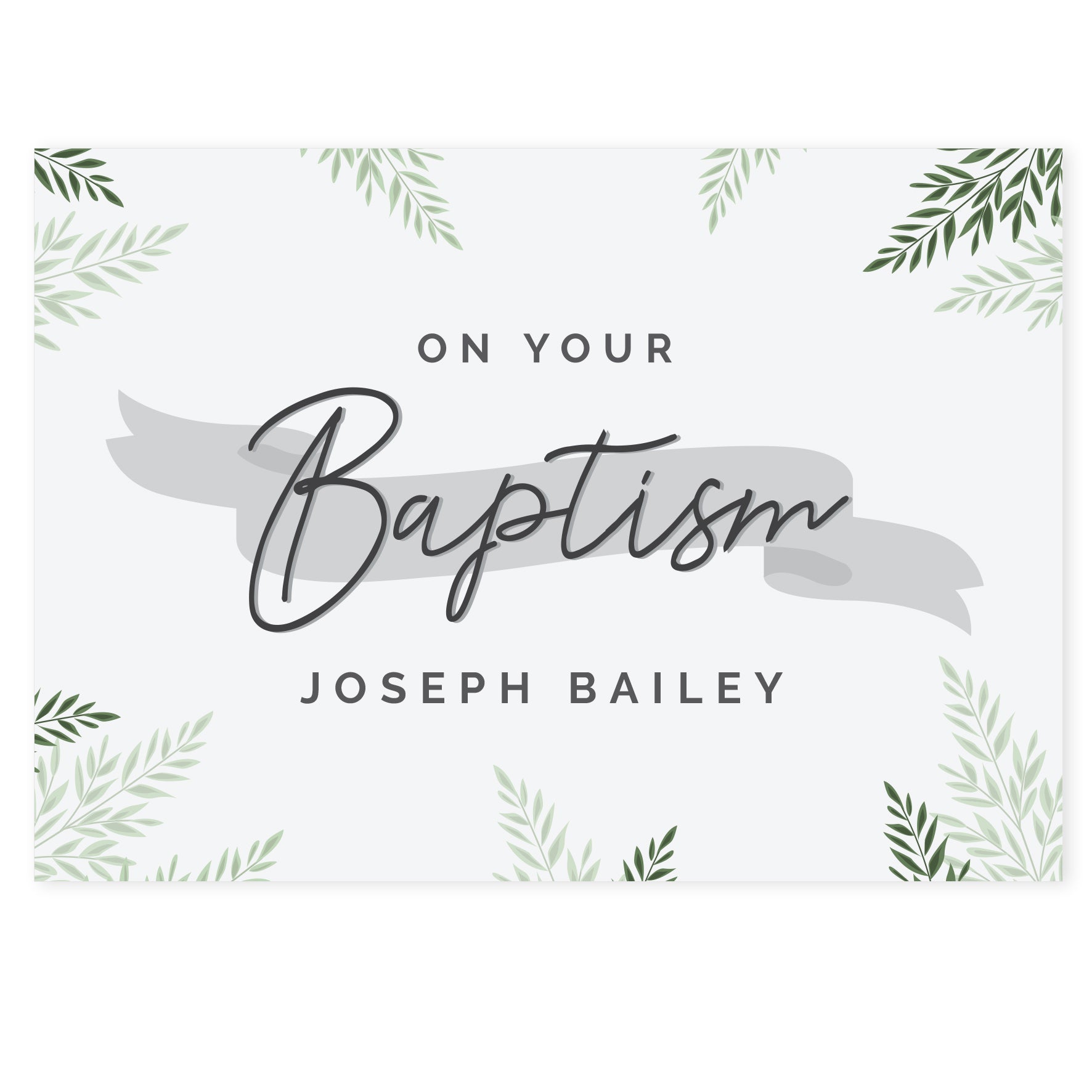 Personalised Baptism Card - image 2