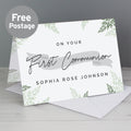 Personalised First Communion Card from Heartfelt Gifts