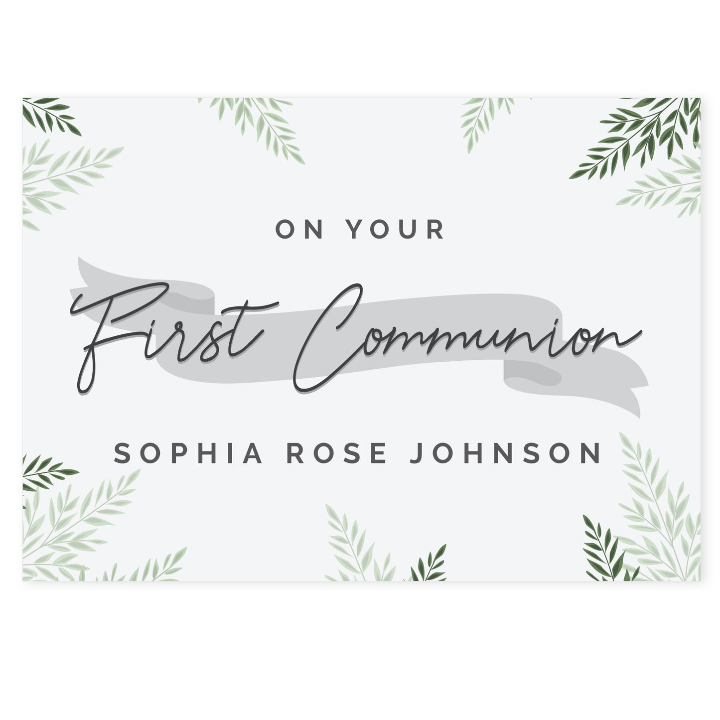 Personalised First Communion Card - image 2