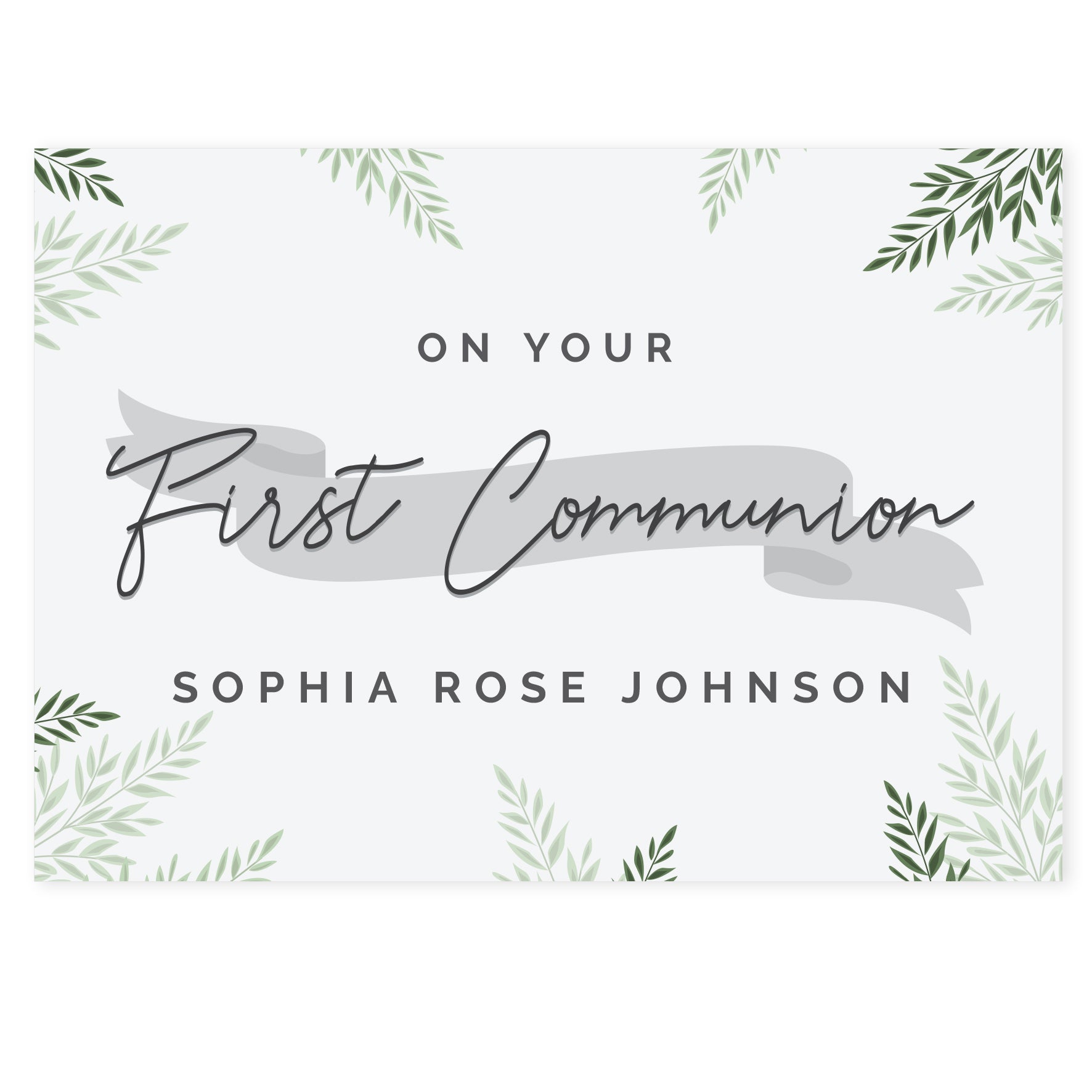 Personalised First Communion Card - image 2