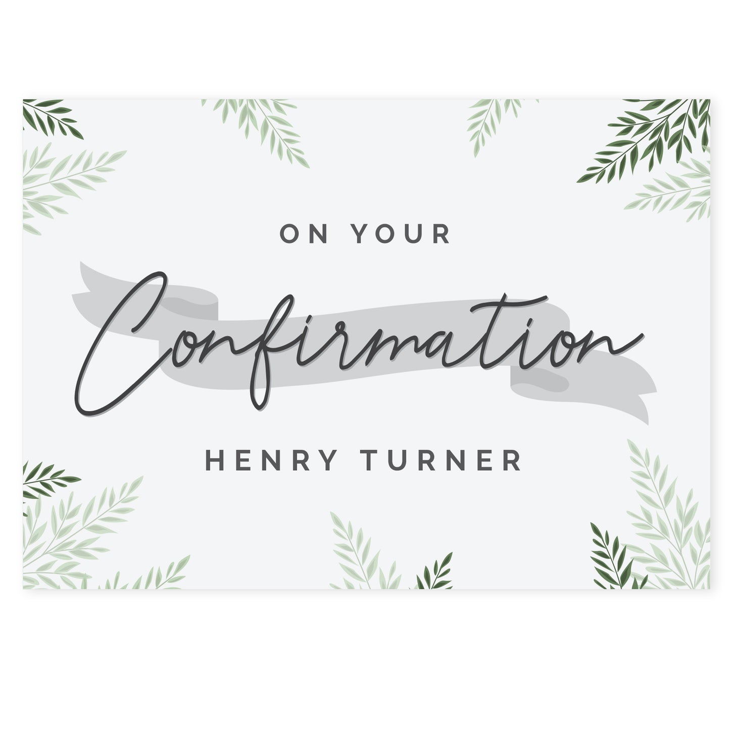 Personalised Confirmation Card - image 2