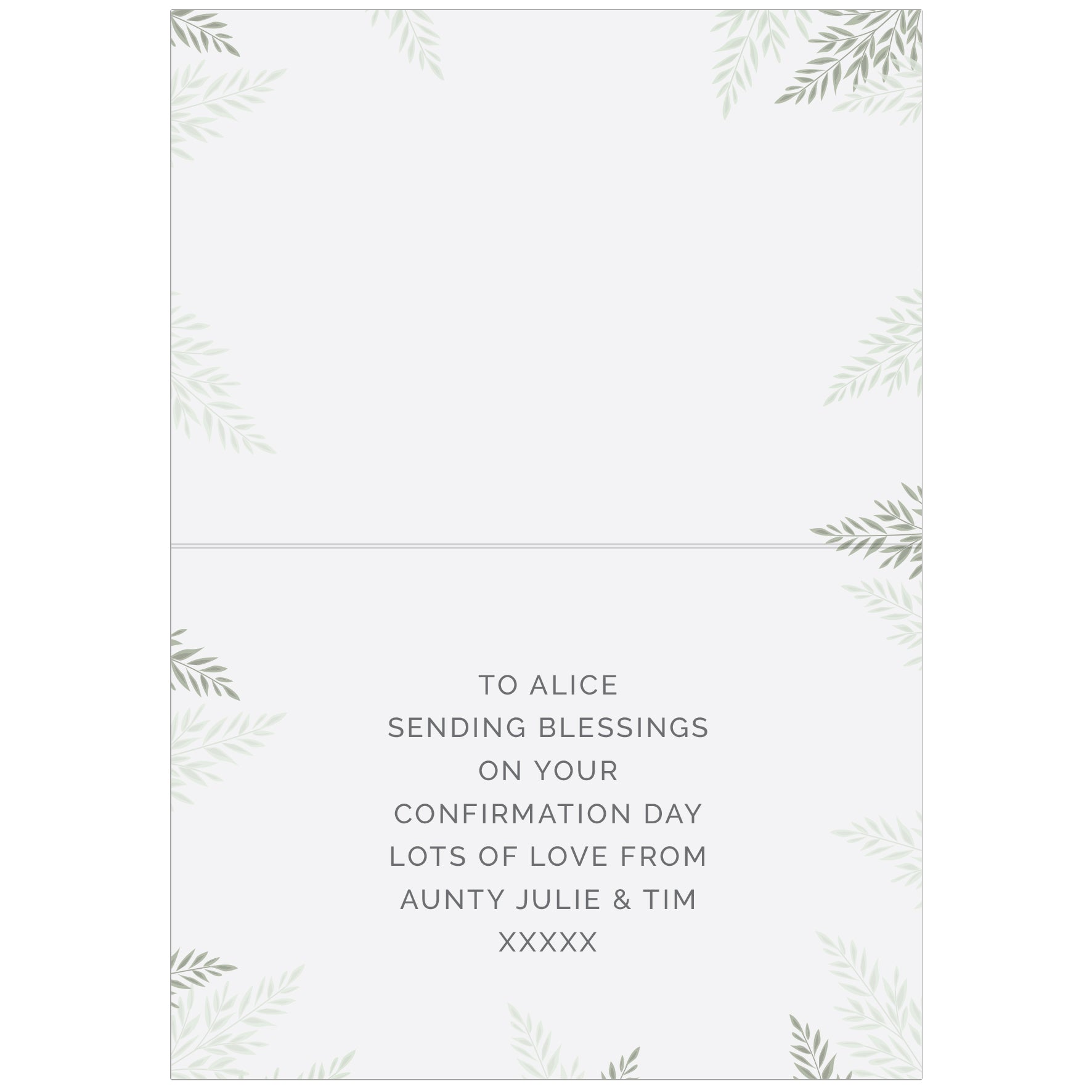 Personalised Confirmation Card - image 3