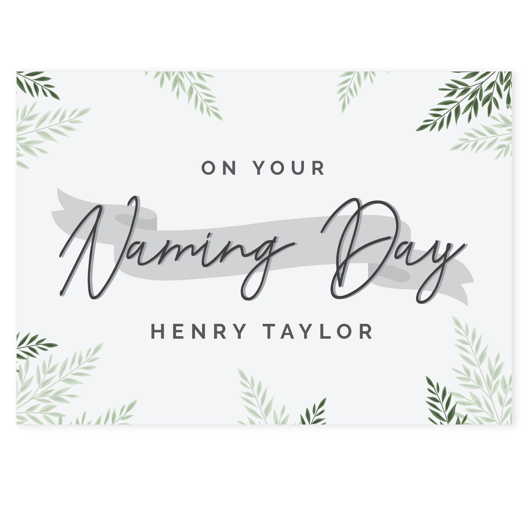 Personalised Naming Day Card - image 2