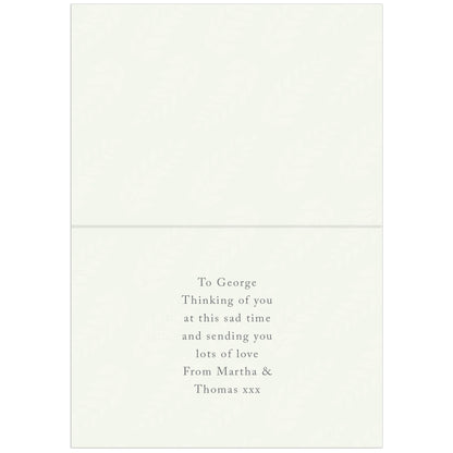 Personalised In Loving Memory Card - image 3