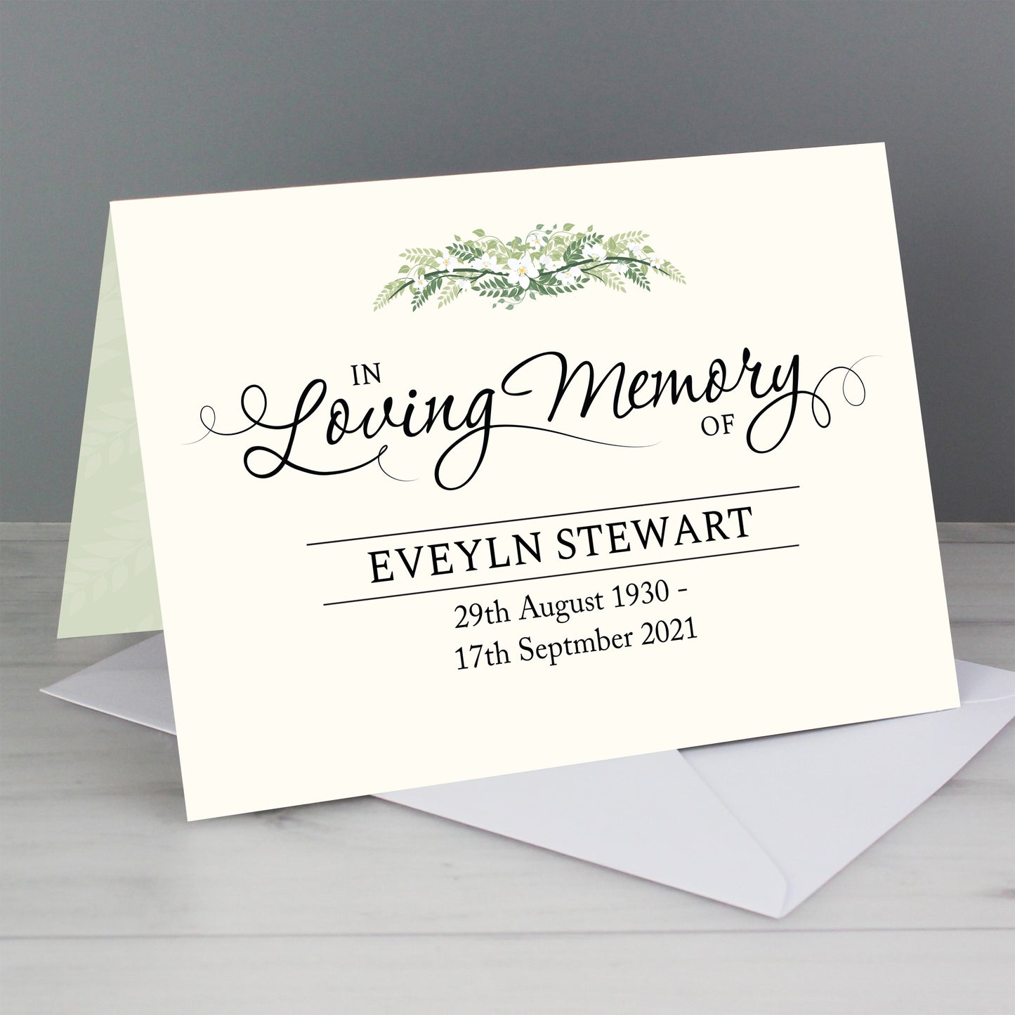 Personalised In Loving Memory Card - image 5
