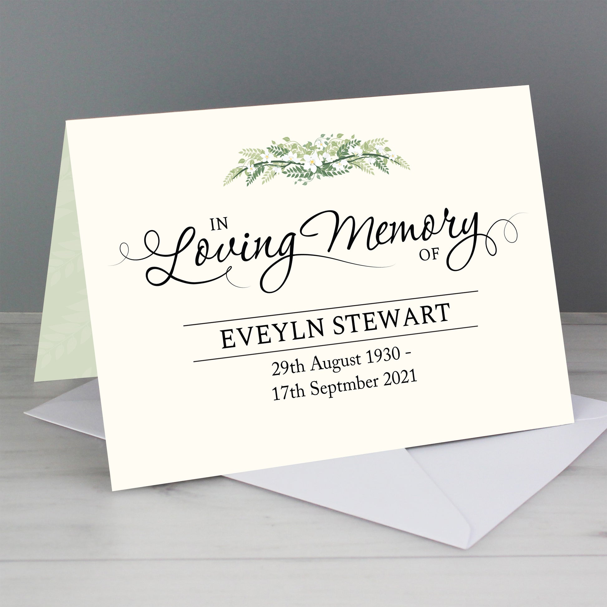 Personalised In Loving Memory Card - image 5
