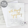 Personalised Deepest Sympathy Card