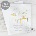 Personalised Deepest Sympathy Card from Heartfelt Gifts