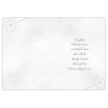 Personalised Deepest Sympathy Card - image 3