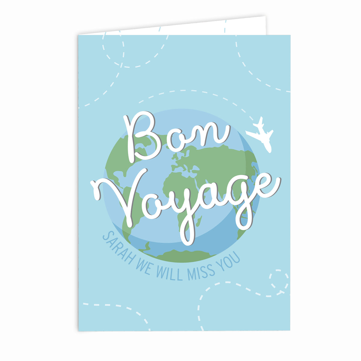 Personalised Bon Voyage Card - image 2