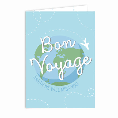Personalised Bon Voyage Card - image 2