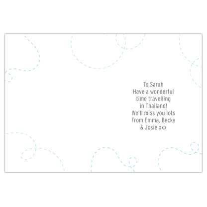 Personalised Bon Voyage Card - image 3