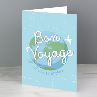 Personalised Bon Voyage Card - image 4