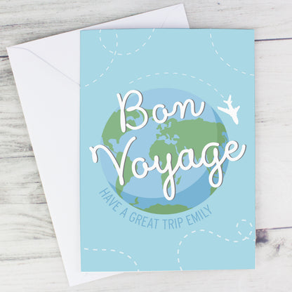 Personalised Bon Voyage Card - image 5