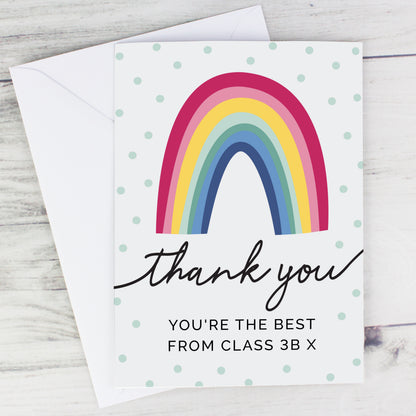 Personalised Rainbow Thank You Card - image 5