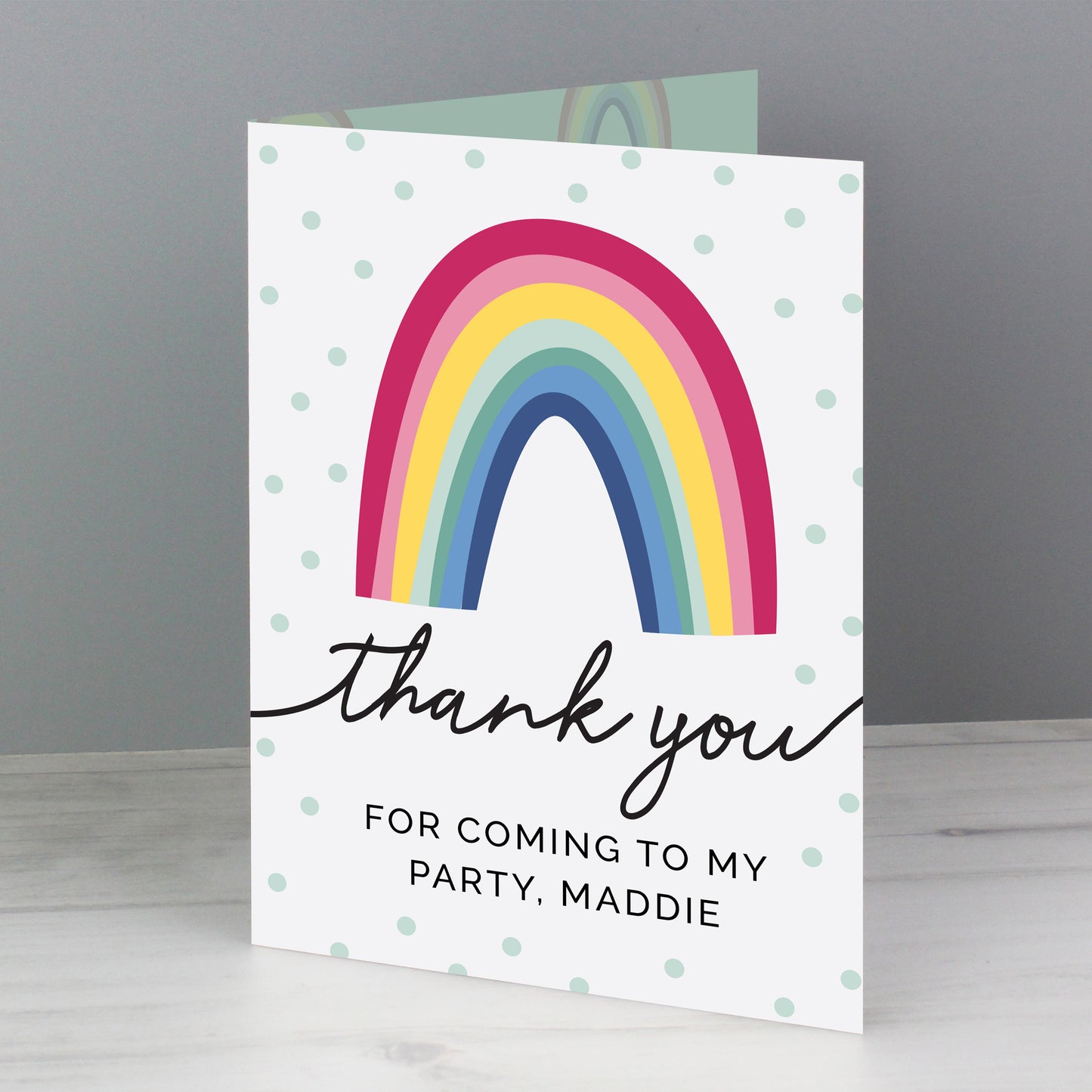 Personalised Rainbow Thank You Card - image 6