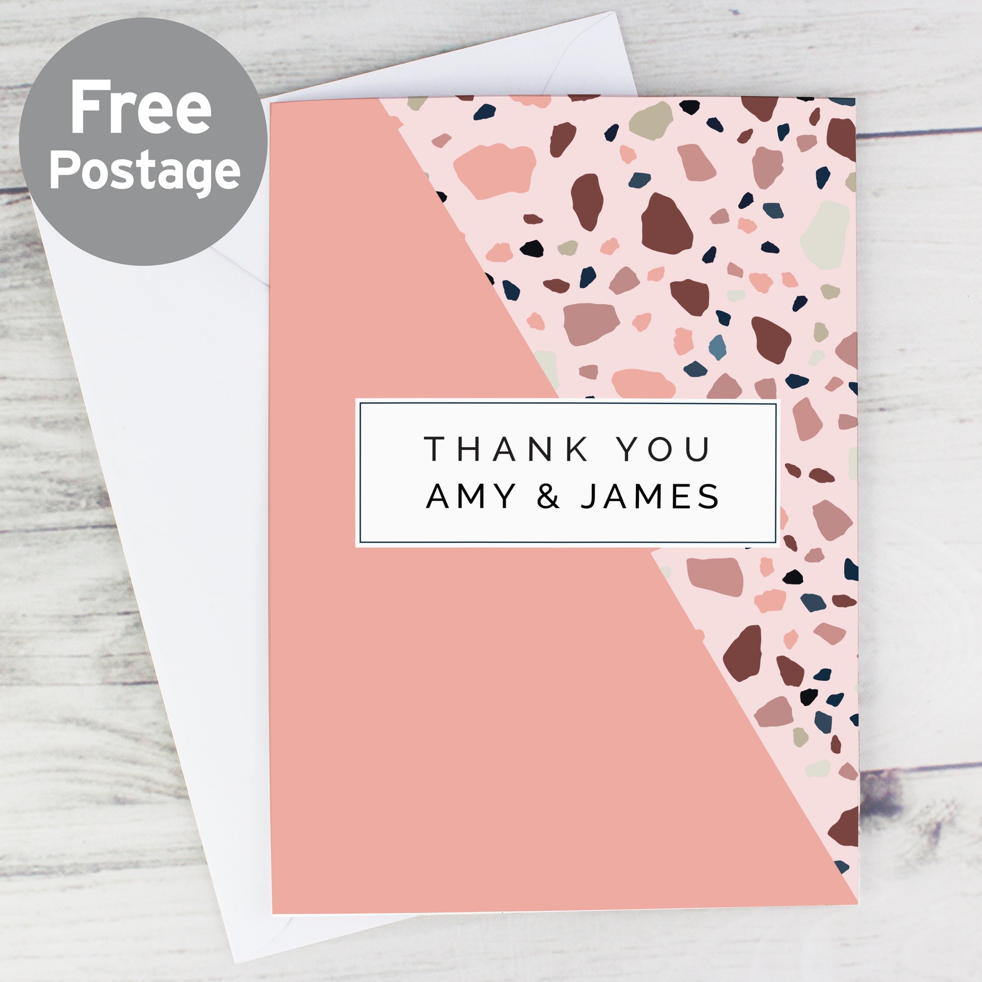 Personalised Thank You Card from Heartfelt Gifts