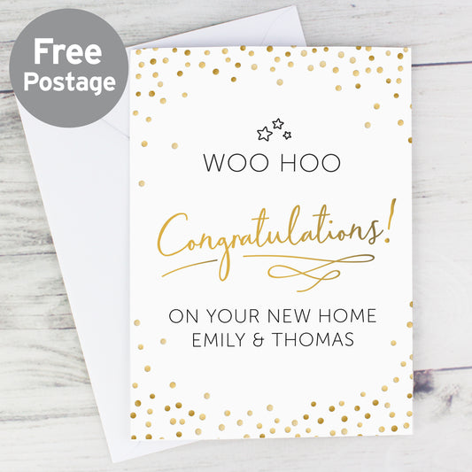 Personalised Congratulations Card from Heartfelt Gifts