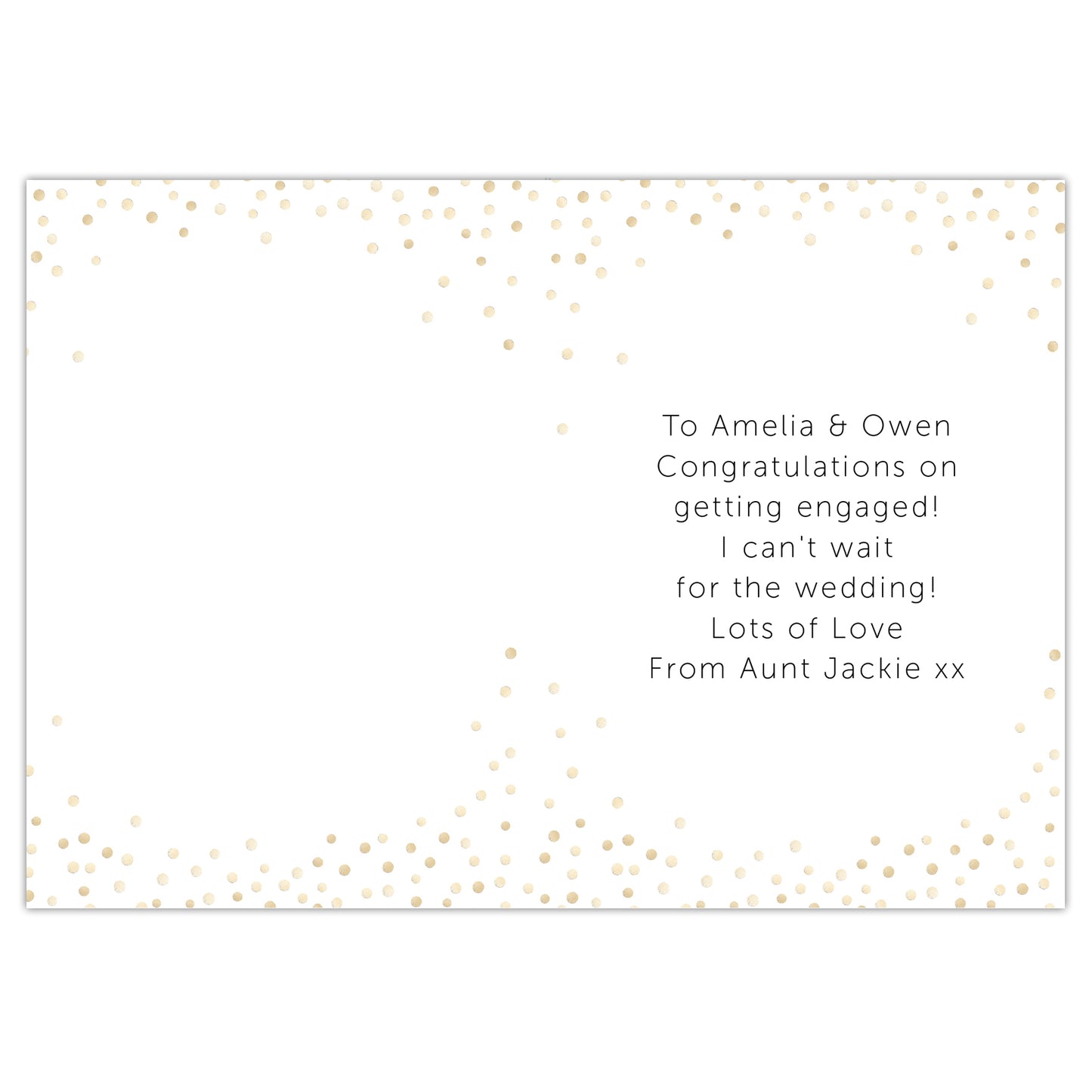Personalised Engagement Card - image 3