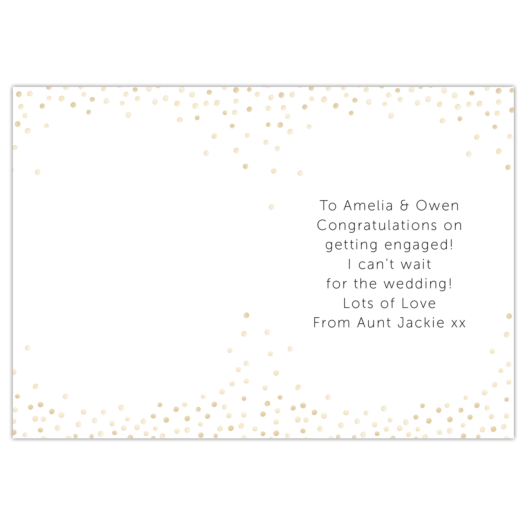 Personalised Engagement Card - image 3